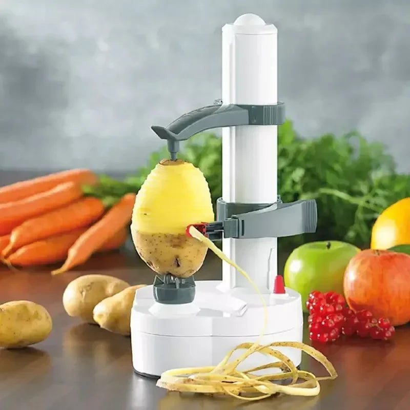Worelli Electric Peeler peeling apple